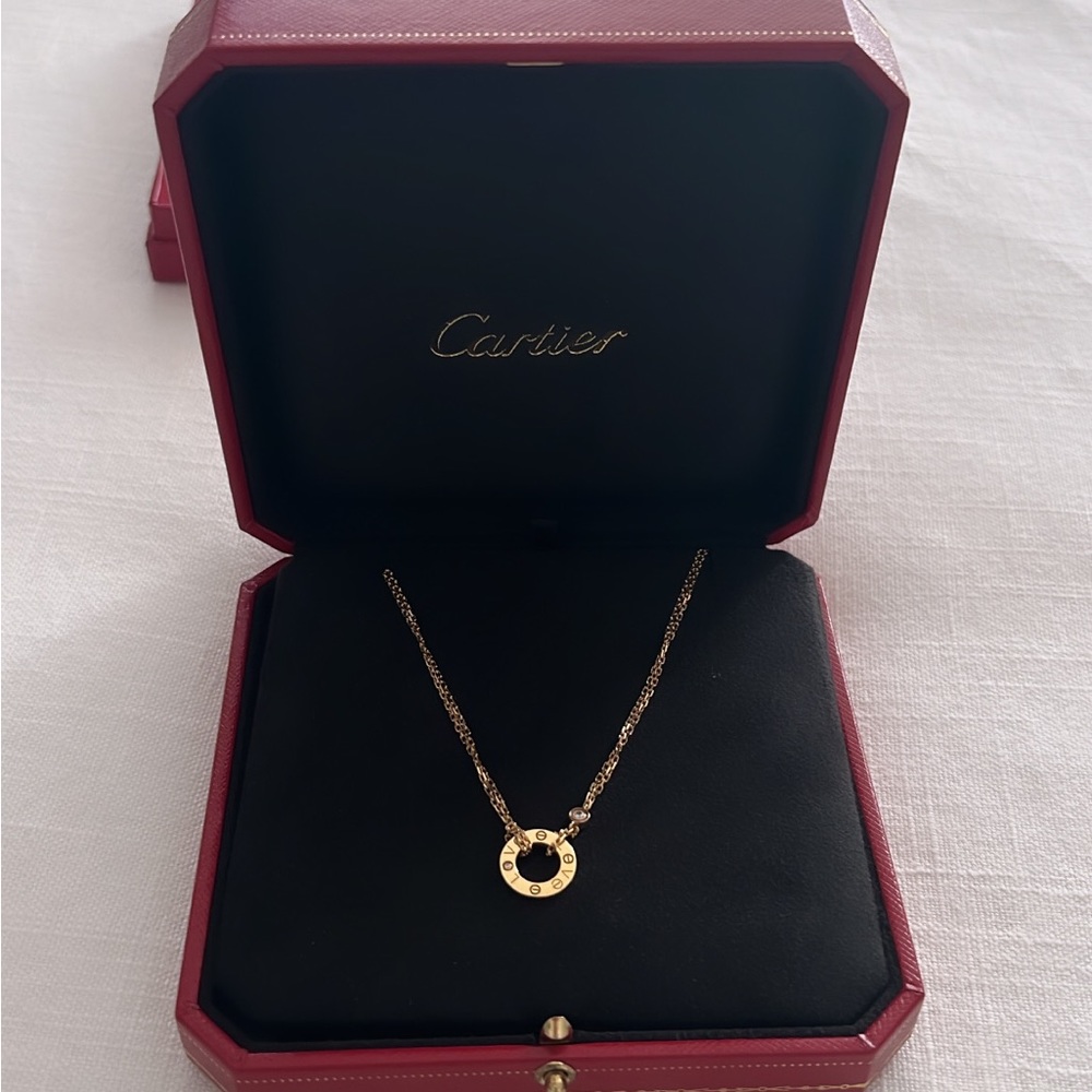 LOVE NECKLACE, 2 DIAMONDS CARTIER